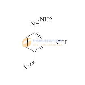 4-氰基苯肼盐酸盐，4-Cyanophenylhydrazine hydrochloride，97%，1g  2863-98-1