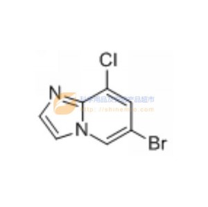 6-溴-8-氯咪唑并[1,2-a]吡啶，6-Bromo-8-chloroimidazo[1,2-a]pyridine，95%，5g  474708-88-8