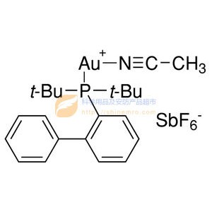 (乙腈)[(2-联苯)二叔丁基膦]六氟锑酸金(I)