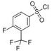 4-氟-3-三氟甲基苯磺酰氯，4-Fluoro-3-(trifluoromethyl)benzenesulfonyl chloride，97%，100g  1682-10-6