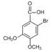 2-Bromo-4,5-dimethoxybenzoic acid, 6286-46-0, 98%, 5g