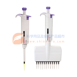 MicroPette plus整支灭菌单道手动可调移液器 50-200μl